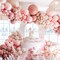Blush Dusty Pink Balloon Garland Double Stuffed Baby Pink Balloon Latex Rose Pink Balloon Arch Kit Pastel Pink Balloon Set For Boho Wedding Baby Shower Princess Birthday Party Bridal Shower Decoration